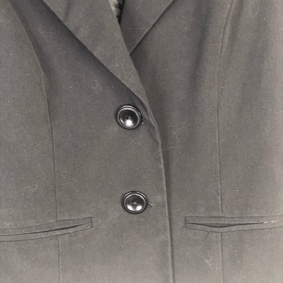 Byer black blazer lapeled 2 button jacket S - Picture 3 of 11